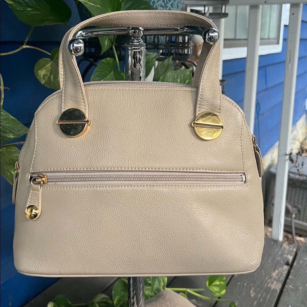 Givenchy cream and Gold hand bag